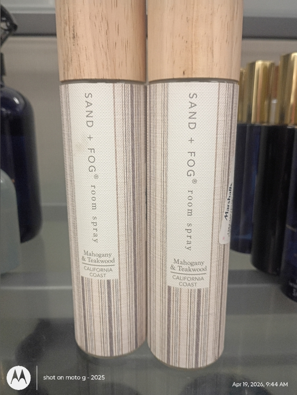 SAND + FOG Mahogany Teakwood Room Sprays (2)